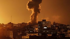 قصفت طائرات الاحتلال بثلاثة صواريخ موقعا للمقاومة الفلسطينية شمال قطاع غزة- جيتي