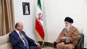 المرشد الإيراني استقبل الرئيس العراقي برهم صالح الذي يزور طهران في زيارة رسمية- إرنا
