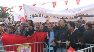 تونس احتجاجات عمالية - تصوير عربي21