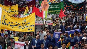 تظاهرات في عموم إيران بالتزامن مع فرض العقوبات الأمريكية- فارس