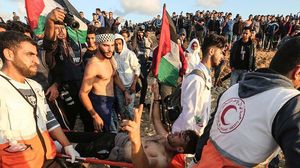 الاحتلال عمد إلى إطلاق الرصاص وقنابل الغاز المسيل لتفريق المتظاهرين- فيسبوك