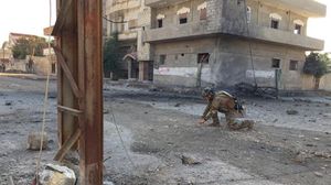 أشارت وزارة الدفاع التركية إلى أن هذه الألغام والقنابل خلفتها الوحدات الكردية في مناطق شمال شرق سوريا- تويتر