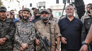 أبو العطا (وسط) خلال فعالية لحركة الجهاد الإسلامي في غزة- الأناضول