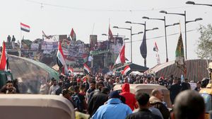 آلاف العراقيين بالمدن السنية احتشدوا تضامنا مع ضحايا الاحتجاجات- جيتي