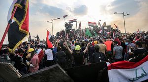 المحتجون قطعوا معظم طرق بغداد الرئيسية- جيتي