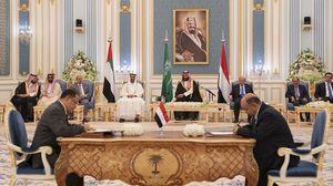 جرت مراسيم التوقيع على اتفاق الرياض رسميا في السعودية بين حكومة هادي والمجلس الانتقالي- تويتر
