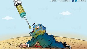 العالم ينتظر اللقاح كاريكاتير