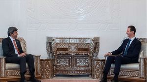 الرئيس السوري بشار الأسد يستقبل وزير الخارجية الإماراتي في دمشق  