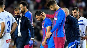 قال النادي الكتالوني إن أغويرو سيكون غير متاح للعب مع منتخب بلاده خلال الأشهر الثلاثة المقبلة- أرشيف