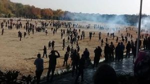 شهدت الاحتجاجات اشتباكات مع قوات الأمن في أصفهان- تويتر