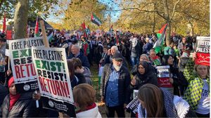 مظاهرة مليونية في لندن تطالب بوقف الحرب على غزة- عربي21
