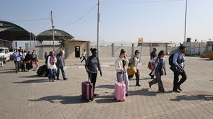 خروج دفعة من حملة الجوازات الأجنبية من غزة المصدر: الأناضول