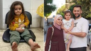 الطفلة الفلسطينية جوليا التي فقدت والديها بقصف إسرائيلي على غزة- إنترنت