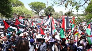 مسيرات في عاصمة زيمبابوي تضامنا مع غزة- وفا 