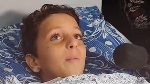 طفل فلسطيني يناشد لعلاجه في مصر بدل بتر رجله - إنترنت