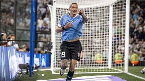 نونيز قضى على أحلام الأرجنتين بالعودة في المباراة- منتخب الأوروغواي