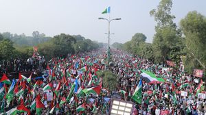 مظاهرات داعمة لغزة في باكستان- الأناضول