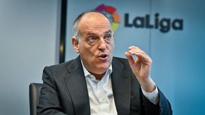 كان تيباس يتولى منصب رئيس الرابطة الإسبانية "الليغا" منذ عام 2016- DEPORTIVO / إكس