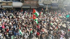 مسيرات حاشدة خرجت في الأردن دعما للمقاومة- إكس