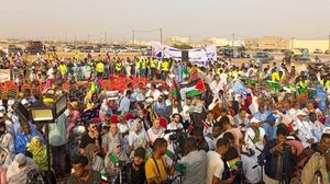 شدد الرئيس الموريتاني على وقوف بلاده بقوة مع القضية الفلسطينية- الأناضول 
