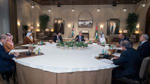 لقاء العاهل الأردني مع وزراء عرب- الديوان الملكي 