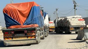 شاحنات محملة بالخيام دخلت إلى قطاع غزة- قدس برس