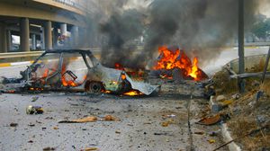 تفجير سيارة مفخّخة في بغداد - أ ف ب