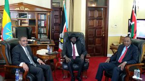 الرئيس الكيني ورئيس وزراء أثيوبيا في محادثات مع سلفاكير - الأناضول