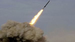 انطلاق صاروخ من غزة باتجاه المستوطنات الاسرائيلية - ا ف ب - ارشيفية