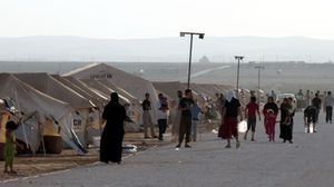 مخيم الزعتري للاجئين السوريين بالاردن - ا ف ب