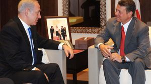 العاهل الأردني عبدالله الثاني يستقبل رئيس وزراء الكيان الإسرائيلي بنيامين نتنياهو في عمان (أرشيفية)- ا ف ب