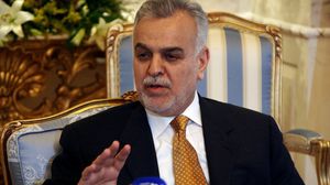 طارق الهاشمي نائب الرئيس العراقي المستقيل - ا ف ب