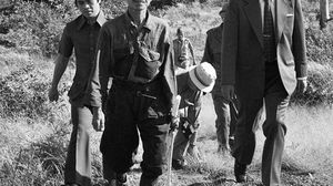 صورة بتاريخ 11 آذار/مارس 1974 للجندي السابق هيرو اونودا (الثاني يسار) - ا ف ب