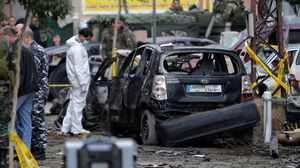 أحد التفجيرات الذي استهدف معقلا لحزب الله في لبنان - أ ف ب