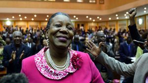 كاترين سمبا بنزا رئيسة أفريقيا الوسطى - ا ف ب