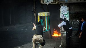 عناصر الجيش والشرطة المصرية تطلق الرصاص الحي في ذكرى يناير - الاناضول