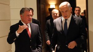 جانب من زيارة رئيس الوزراء الاسرائيلي المفاجئة للأردن في كانون ثاني/ يناير - ا ف ب