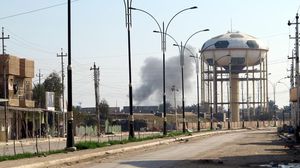 قصف جوي للجيش العراقي على أحد الأحياء في الفلوجة - (أرشيفية)