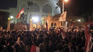مظاهرات لمؤيدي مرسي أمام قصر الاتحادية في مصر - أرشيفية