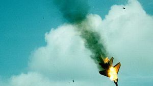 سقوط طائرة حربية - أرشيفية
