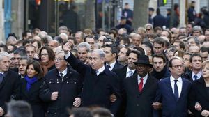 مسيرة في باريس للتنديد بالهجمات الإرهابية - أرشيفية