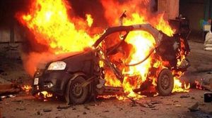 انفجار سيارة ضابط بالشرطة العسكرية في غزة - تعبيرية