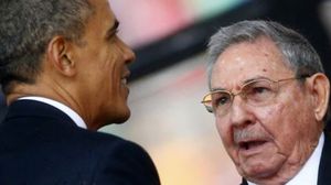 الرئيس الكوبي كاسترو والرئيس الأمريكي أوباما - أرشيفية