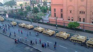 الأمن المصري يغلق ميدان التحرير عشية ذكرى ثورة يناير - أرشيفية