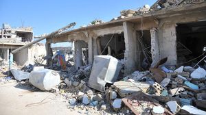 الدمار في كوباني بعد انتهاء المعارك وانسحاب الدولة الإسلامية - الأناضول