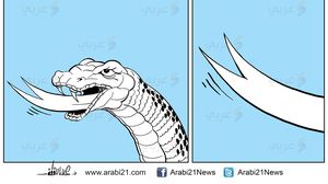 لسان الباطل ـ د.علاء اللقطة ـ كاريكاتير ـ عربي21