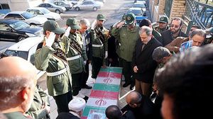 آخر القتلى كان العميد حميد تقوي من الحرس الثوري الإيراني - فيسبوك 