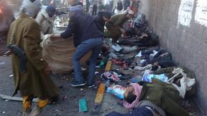 ضحايا من تفجير كلية الشرطة في صنعاء - أرشيفية