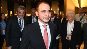 مرشح رئاسة "فيفا"، الأمير الأردني علي بن الحسين - أ ف ب
