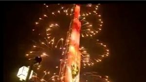 دبي شهدت احتفالات ضخمة بمناسبة رأس السنة الميلادية 2016 - انترنت